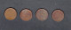 USA - Lot 4 Pièces 1 Cent "Lincoln - Wheat Penny" 1946/51/53D/55 TB/F  KM.132 - 1909-1958: Lincoln, Wheat Ears Reverse