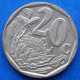 SOUTH AFRICA - 20 Cents 2010 "Protea Flower" KM# 495 Republic (1961) - Edelweiss Coins - South Africa