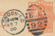 GB 1900 QV 1d Orangered Superb Postcard With Duplex "LONDON-E.C / E.C / 92" To CANADA, R! - Brieven En Documenten