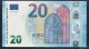 &euro; 20  AUSTRIA  NZ (Testnote) N001  DRAGHI  UNC - 20 Euro