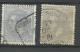 Espagne N° 187 Et  187  Gris  Oblitérés    B/TB   Voir Scans   Soldé ! ! ! - Used Stamps