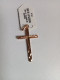 Croix Plaqué Or 3 Cm X 2 Cm, 1,3 Gr 750/1000, Neuf, Lourdes - Ethniques