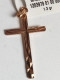 Delcampe - Croix Plaqué Or 3 Cm X 2 Cm, 1,3 Gr 750/1000, Neuf, Lourdes - Ethnisch