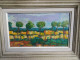 Tableau Peinture à L'Huile Sur Panneau D'Isorel /Paysage Rocheux Et Arboré Signé P. E. Florent. - Olii