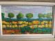 Delcampe - Tableau Peinture à L'Huile Sur Panneau D'Isorel /Paysage Rocheux Et Arboré Signé P. E. Florent. - Oils