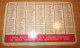 S. Antonio CALENDARIO TASCABILE Plastificato 1979 - Grand Format : 1971-80