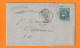 1871 - 20 C Ceres ND Sur Lettre Pliée De NARBONNE, Aude Vers COLLIOURE, Pyrénées Orientales - Cad Arrivée - 1801-1848: Precursors XIX