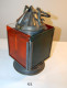 E2 Ancienne Lampe De Signalisation - Lampe Portable - 19501960 - Verre Plastique - Strumenti Antichi
