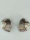 Boucle Oreilles Fantaisie Retro Metal Et Fausse Pierre (hauteur2.5 Cm) - Earrings