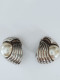 Boucle Oreilles Fantaisie Retro Metal Et Fausse Pierre (hauteur2.5 Cm) - Orecchini