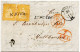 SUISSE - 20 RP PAIRE OBLITEREE BADEN SUR LETTRE DE LENGNAU POUR MULHOUSE, 1854 - Cartas & Documentos