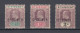 St. Vincent 1902 King Stamp Specimen Of 3v, OG, MNH,VF - St.Vincent (...-1979)