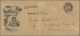 Queensland - Postal Stationery: 1904, 1d Orange QV Printed-to-order Envelope, Ma - Cartas & Documentos