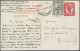 Queensland - Postal Stationery: 1910, 1d Red QV Black & White Pictorial Issue Po - Covers & Documents