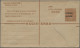 Australia - Postal Stationery: 1923/28, Registration Envelopes KGV With Stamp On - Postwaardestukken