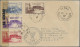 Fezzan: 1947, 2 F Blue "Fort Sebha" And 2.50 F Violet, 3 F Red And 5 F Brown "Mu - Covers & Documents