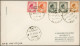 Libya: 1952/1954, Four Covers Franked With Values From The 1952 Definitives With - Libia