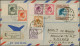 Libya: 1952/1956, Four Registered Covers From Tripoli Addressed For Zagreb (Croa - Libye