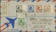 Libya: 1952/1956, Four Registered Covers From Tripoli Addressed For Zagreb (Croa - Libyen