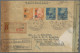 Airmail - Overseas: 1944, Algerian 2F On Unissued 5 F Orange, Horizontal Pair To - Other & Unclassified