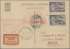 Zeppelin Mail - Germany: 1931, Polarfahrt, UdSSR-Post, Ungezähnter Satz (Mi.Nr.4 - Poste Aérienne & Zeppelin