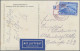 Zeppelin Mail - Germany: 1931 2 RM "POLAR FAHRT" Mit Aufdruckfehler "OHNE BINDES - Airmail & Zeppelin