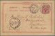 Shipsmail - Germany: 1890/1895 Zwei Interessante Postkarten, Dabei Ganzsachenkar - Other & Unclassified