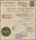 German Ship Post: 1908, 40 Pf Germania Auf Einschreiber Von Zittau Mit Seepost N - Sonstige & Ohne Zuordnung