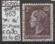 1948 - LUXEMBURG - FM/DM "Großherzogin Charlotte" 2 Fr Dkl'purpur  - O  Gestempelt - S. Scan (lux 453o 01-07) - 1948-58 Charlotte De Perfíl Izquierdo