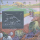 Delcampe - Thematics: Animals-dinosaur: 1993, Dinosaur GOLD And SILVER Miniature Sheets Set - Preistorici