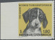 Thematics: Animals-dogs: 1966, 120 Jahre Wiener Tierschutzverein, Dreiseitig Ung - Dogs