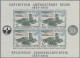 Belgium: 1957, Antarktis Block, 5 Stck., Mi 700,- - Nuevos