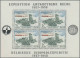 Belgium: 1957, Antarktis Block, 5 Stck., Mi 700,- - Nuevos