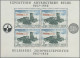 Delcampe - Belgium: 1957, Antarktis Block, 5 Stck., Mi 700,- - Ungebraucht