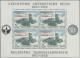 Delcampe - Belgium: 1957, Antarktis Block, 5 Stck., Mi 700,- - Ungebraucht