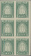 Estonia: 1936, Pirita Monastry, 5s. Green, Imperforate Proof Block Of Six In Iss - Estland