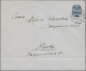 Estonia: 1918 Russian Postal Stationery Envelope 20k. Blue Surcharged "Eesti/(Ra - Estland