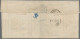 France: 1849 Ceres 1fr. Pair, 25c. Pair And 10c. Used On Printed Letter (Horticu - Brieven En Documenten