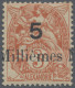 French PO In Egypt: 1921 ERROR "5 Millièmes" On 3c. Of Alexandria, Mint Never Hi - Sonstige & Ohne Zuordnung