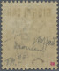Gibraltar: 1886,QV Bermuda Contemporary Types 1s. Optd. "GIBRALTAR", Mint Hinged - Gibraltar