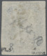 Great Britain: 1840, 1d. Black, Plate 8, Lettered "E-B", Printed On Thin Paper, - Oblitérés