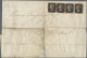 Great Britain: 1840, 1d. Black, Plate 6, Horizontal Strip Of Four Lettered ""N-I - Sonstige & Ohne Zuordnung