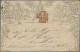 Great Britain - Postal Stationary: 1840, Mulready Envelope 1d. Black, Stereo A13 - 1840 Mulready Envelopes & Lettersheets