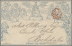 Great Britain - Postal Stationary: 1840, Mulready Lettersheet 2d. Blue, Stereo A - 1840 Mulready Envelopes & Lettersheets