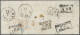 Italy -  Pre Adhesives  / Stampless Covers: 1853 (Rome - Venice - Trieste - Ljub - 1. ...-1850 Prephilately