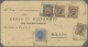 Italy: 1889: Cover Front Of A Letter Send In 1896 From Caravaggio To Milan Frank - Marcophilie