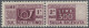 Italy: 1946, 300 L Lila Brown, Mint Never Hinged, Watermark "Flying Wheel", Mich - Postal Parcels