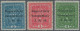 Italy - Venezia Giulia: 1918, Austrian 2, 3 And 4 K Overprinted "Regno D' Italia - Venezia Giuliana