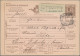 Italy - Postal Stationary: 1908, Italian Postal Stationery Parcel Card Overprint - Entiers Postaux