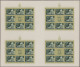 Croatia: 1944, War Relief, Complete Set Of Four Values In Cross Gutter Sheets Of - Croatia